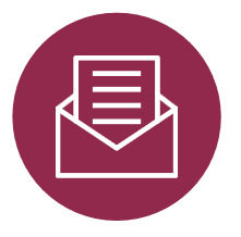 Letter in envelope icon
