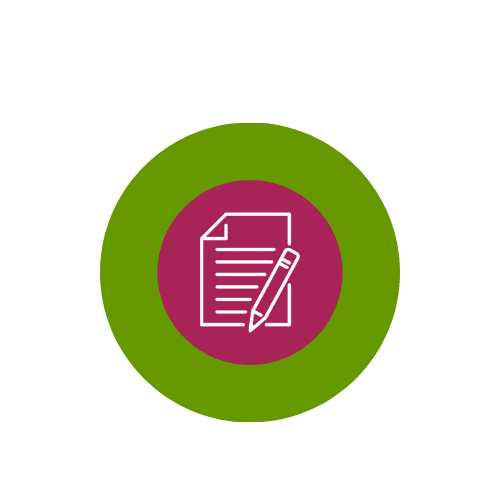 Paper and pencil icon