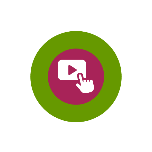 Video play button icon